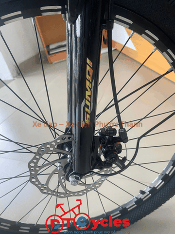 Xe đạp địa hình SMQI Bánh 24 inch 1-Speed màu Đen-Vàng