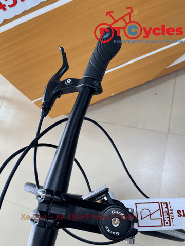 Xe đạp Touring CHAPMAN Bánh 600 Có đề màu Trắng-Bạc