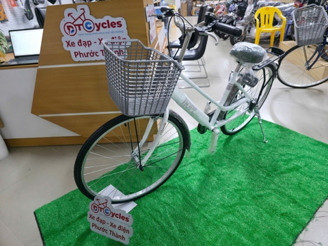Xe đạp đường phố HOPE Bánh 26 inch màu Trắng