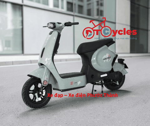 Xe điện JVC G9 NEW màu Xi Măng