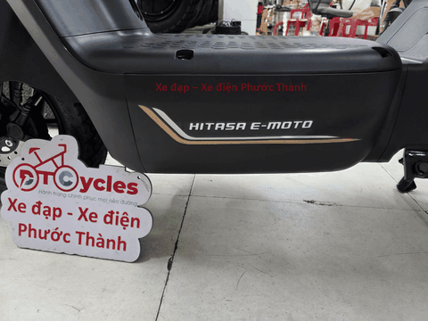 Xe điện Hitasa SEVI màu Đen Nhám