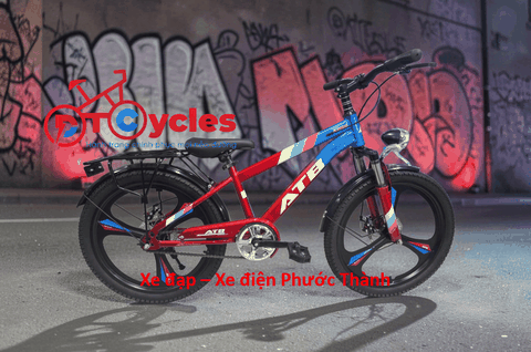 Xe đạp trẻ em nam ATB MTB-M22 màu Đỏ-Xanh Dương