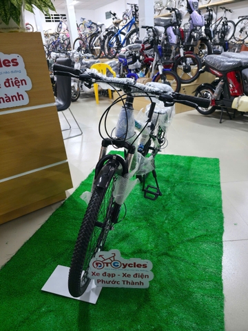 Xe đạp địa hình Abraham Bánh 24 inch Có đề Hợp kim màu Đỏ-Đen
