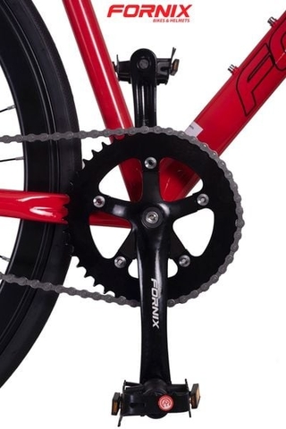 Xe đạp Fixed Gear Fornix BF200 màu Đen-Trắng