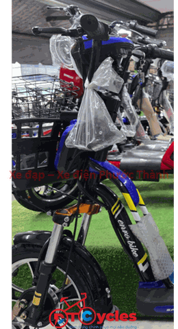 Xe điện HITASA Enro Bike 16 màu Xanh Dương