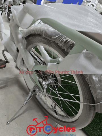 Xe đạp trẻ em nữ FUJISAN Sườn thiên nga 20 màu Xanh Mạ