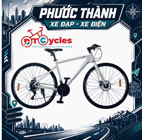 Xe đạp Touring Fornix FR200 màu Trắng