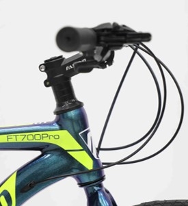 Xe đạp Touring Fascino FT700 Pro Trắng-Đỏ