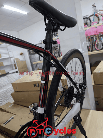 Xe đạp Touring Fascino FT700 Pro Đen-Đỏ