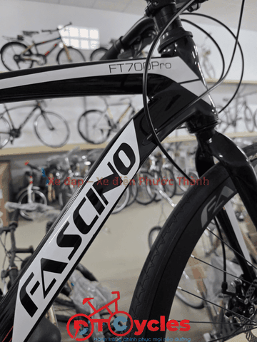 Xe đạp Touring Fascino FT700 Pro Đen-Đỏ