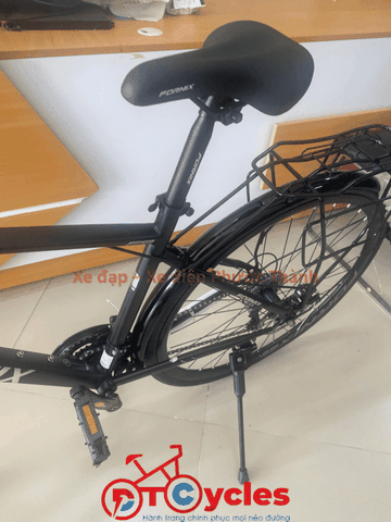 Xe đạp Touring Fornix F9 màu Đen-Bạc