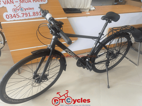 Xe đạp Touring Fornix F9 màu Đen-Bạc