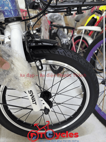 Xe đạp trẻ em nam SWAT ZT16 màu Xanh Dương đậm