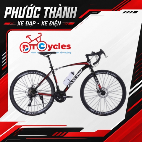 Xe đạp đua FR700 Pro màu Đen-Đỏ