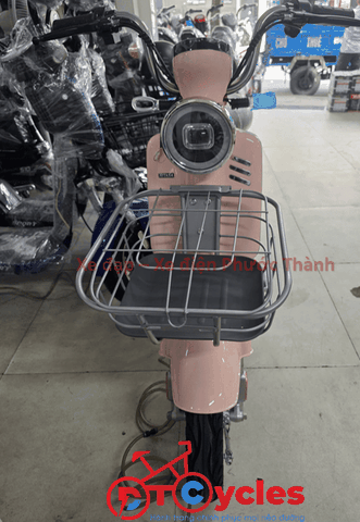 Xe điện Hitasa Q8 Bánh lùn màu Hồng