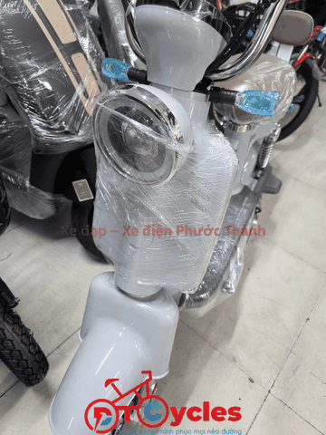 Xe điện Hitasa Q8 Bánh lùn màu Xám