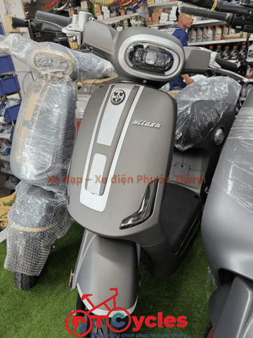 Xe điện Hitasa SANDO màu Xám mờ