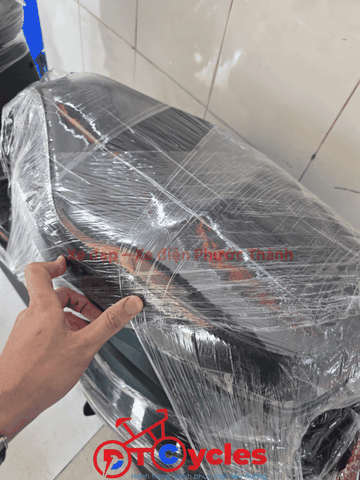 Xe điện Hitasa SANDO màu Xanh Rêu