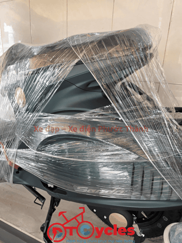 Xe điện Hitasa SANDO màu Xanh Rêu