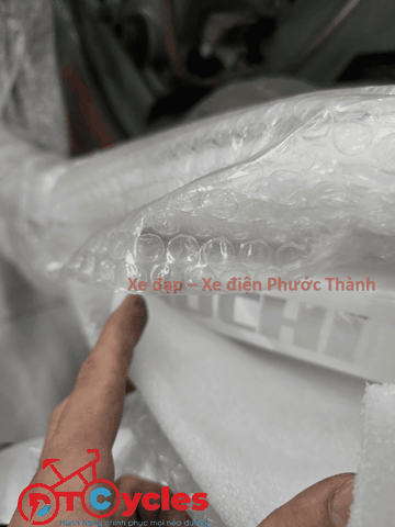 Xe đạp nữ Mochi M99 Sườn đôi 24 màu Trắng