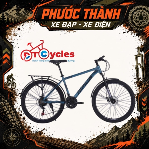 Xe đạp địa hình Papyplus PZ6M màu Xanh-Đen