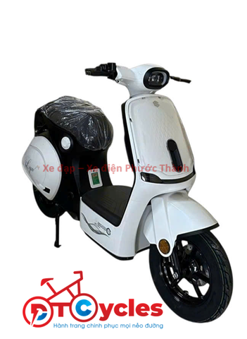 Xe điện Sonco Lyn màu Trắng Đen
