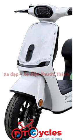 Xe điện Sonco Lyn màu Trắng Đen