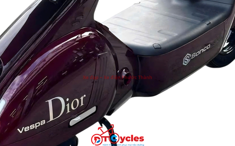 Xe điện Sonco V3 Dior 946 màu Đỏ Mận