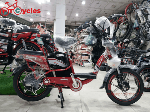 Xe điện Sonsu ECO Sườn cổ điển 18 màu Đỏ
