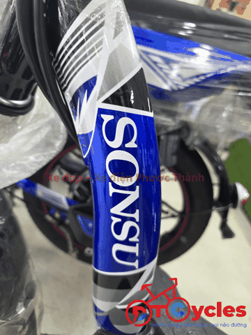 Xe điện Sonsu ECO Sườn cổ điển 18 màu Xanh Dương
