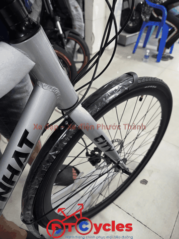 Xe đạp Touring Thống Nhất CPD màu Ghi