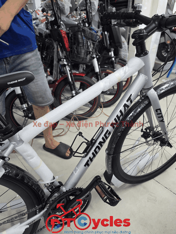 Xe đạp Touring Thống Nhất CPD màu Ghi