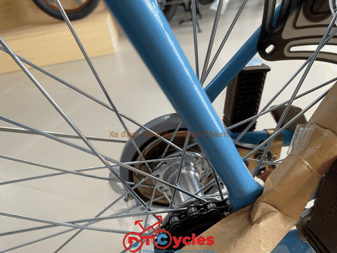 Xe đạp nữ Thống Nhất New 24 2026 màu Xanh Biển