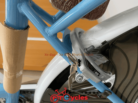Xe đạp nữ Thống Nhất New 24 2026 màu Xanh Biển