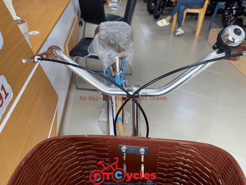 Xe đạp nữ Thống Nhất New 24 2026 màu Xanh Biển