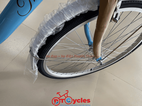 Xe đạp nữ Thống Nhất New 24 2026 màu Xanh Biển