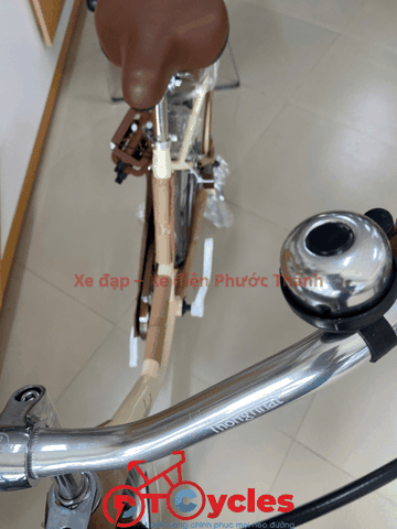 Xe đạp nữ Thống Nhất New 24 2026 màu Vàng kem