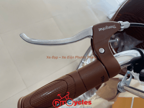 Xe đạp nữ Thống Nhất New 24 2026 màu Vàng kem