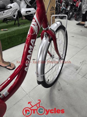 Xe đạp nữ ASAMA BREEZE 24 màu Đỏ
