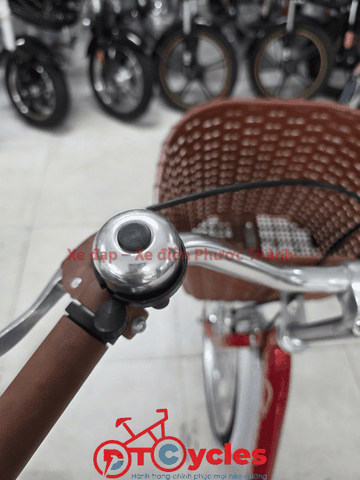 Xe đạp nữ Thống Nhất New 24 2026 màu Đỏ