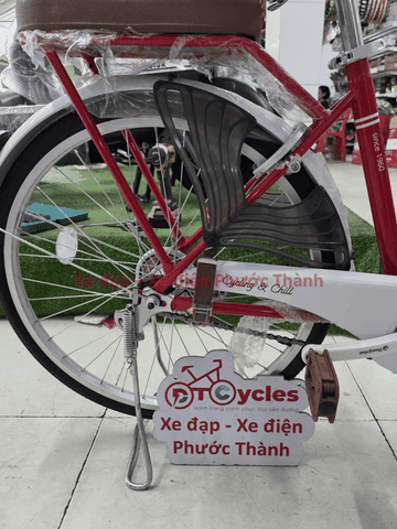 Xe đạp nữ Thống Nhất New 24 2026 màu Đỏ