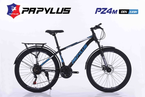 Xe đạp địa hình PAPYLUS PZ4M 26 màu Đen-Xanh
