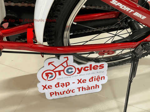 Xe đạp trẻ em nam Fujisan B01-20 Sườn Đôi màu Đỏ