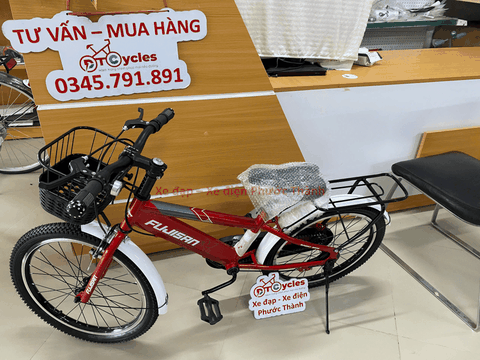 Xe đạp trẻ em nam Fujisan B01-20 Sườn Đôi màu Đỏ