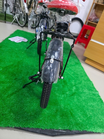 Xe đạp trẻ em nam PTCYCLES TT16 Sườn đôi màu Xanh Đen