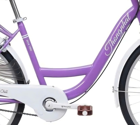 Xe đạp nữ Thống Nhất New 24 2026 màu Tím