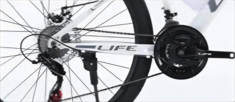 Xe đạp địa hình LIFE MX800 màu Trắng-Ghi