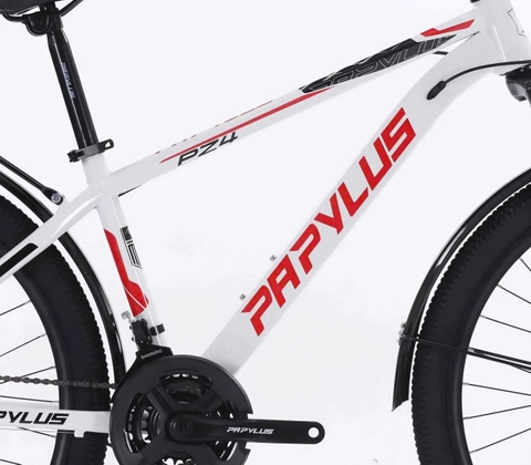 Xe đạp địa hình PAPYLUS PZ4M 26 màu Trắng-Đỏ