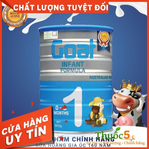 Sữa Dê Hoàng Gia Úc Goat Infant Formula 1 Bổ Sung Dinh Dưỡng 800g