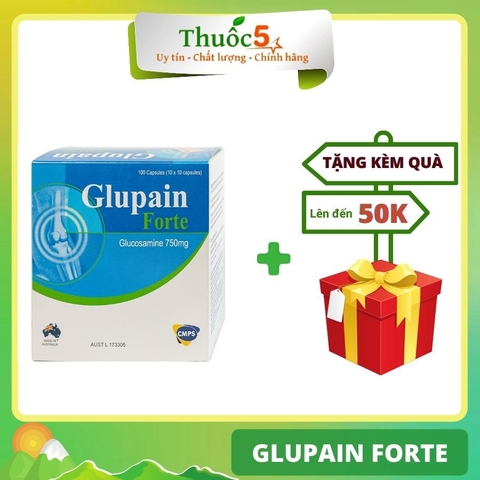 Glupain Forte Viên Hỗ Trợ Thoái Hóa Khớp Hộp 100 Viên